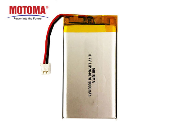 高容量のリチウム ポリマー電池3000mah 3.7Vの500時間はサイクル寿命を