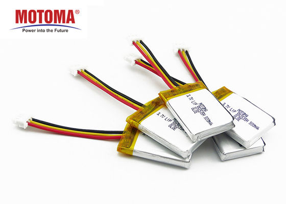 500回はサイクル寿命のMotoma電池、3.7スマートなカメラのためのv 500mahのリチウム電池を