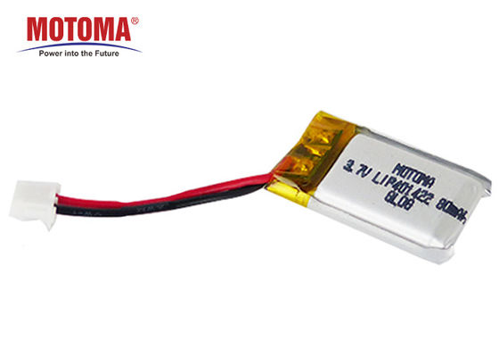 Ultrasmall身につけられる装置電池3.7V 80mahのセリウムUL IEC62133の証明書