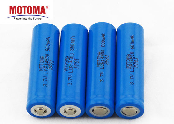 800mAhおもちゃの充電電池、円柱3.7Vリチウム イオン電池